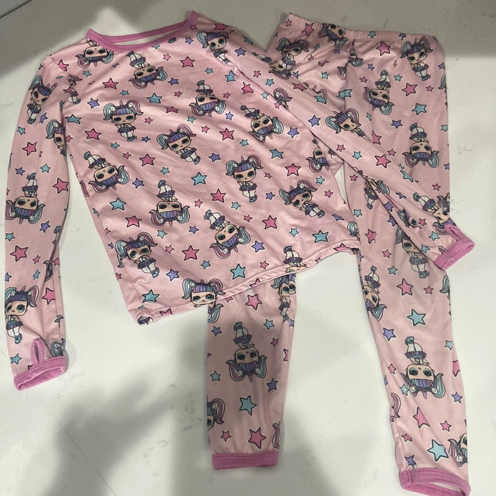 LOL Surprise Dolla long johns thermal underwear size small